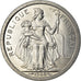 Coin, French Polynesia, Franc, 1965, Paris, MS(63), Aluminum, KM:2