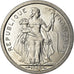 Coin, French Polynesia, Franc, 1965, Paris, MS(63), Aluminum, KM:2