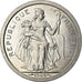 Coin, French Polynesia, Franc, 1965, Paris, MS(63), Aluminum, KM:2