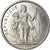 Moneta, Polinezja Francuska, 2 Francs, 1965, Paris, MS(63), Aluminium, KM:3