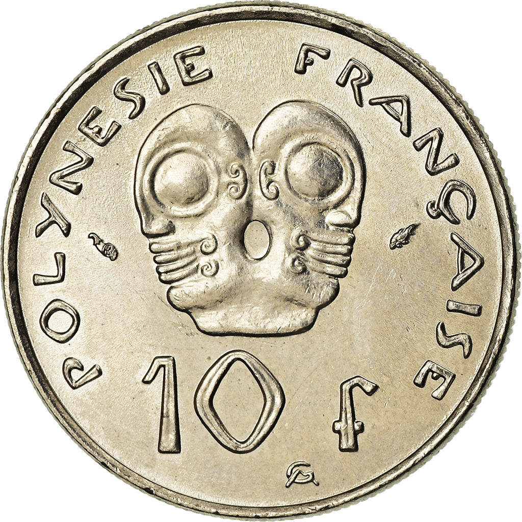 Moneta, Polinesia francese, 10 Francs, 1979, Paris, SPL, Nichel, KM:8