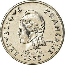 Coin, New Hebrides, 10 Francs, 1979, Paris, MS(63), Nickel, KM:2.2