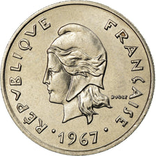 Coin, New Caledonia, 10 Francs, 1967, Paris, MS(63), Nickel, KM:5