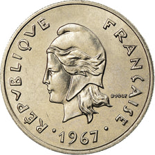 Coin, New Caledonia, 10 Francs, 1967, Paris, MS(63), Nickel, KM:5