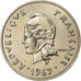 Coin, New Caledonia, 10 Francs, 1967, Paris, MS(63), Nickel, KM:5