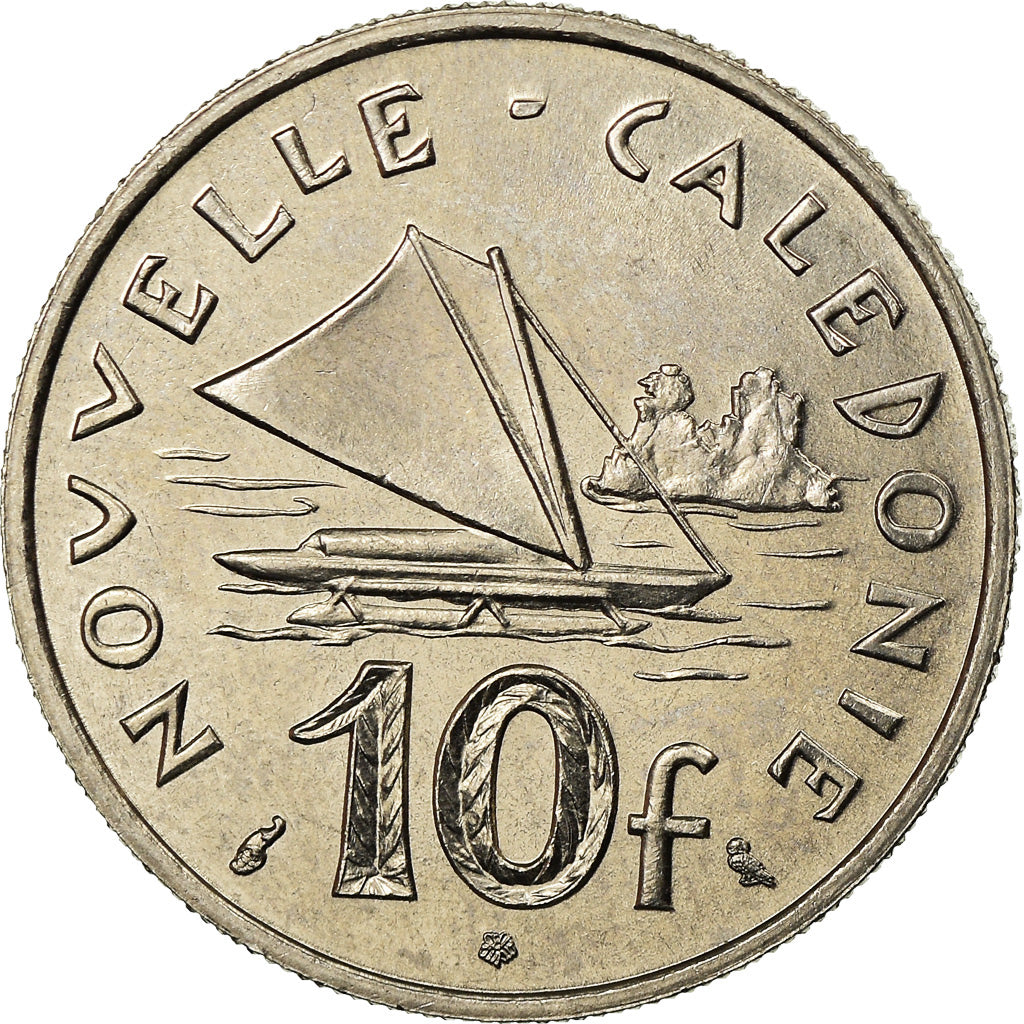 Coin, New Caledonia, 10 Francs, 1967, Paris, MS(63), Nickel, KM:5