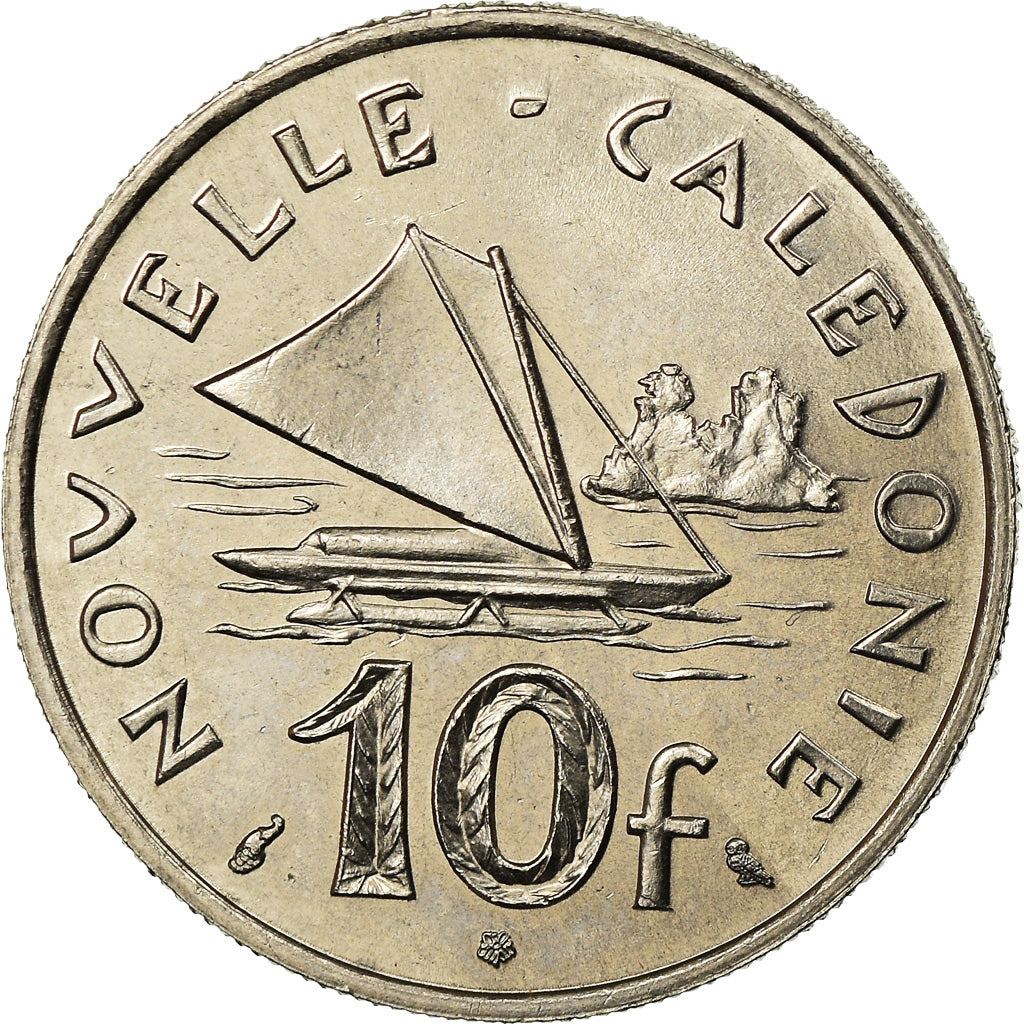 Coin, New Caledonia, 10 Francs, 1967, Paris, MS(63), Nickel, KM:5