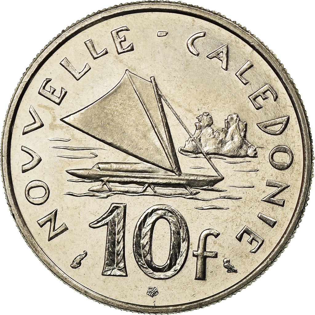 Coin, New Caledonia, 10 Francs, 1972, Paris, MS(63), Nickel, KM:11