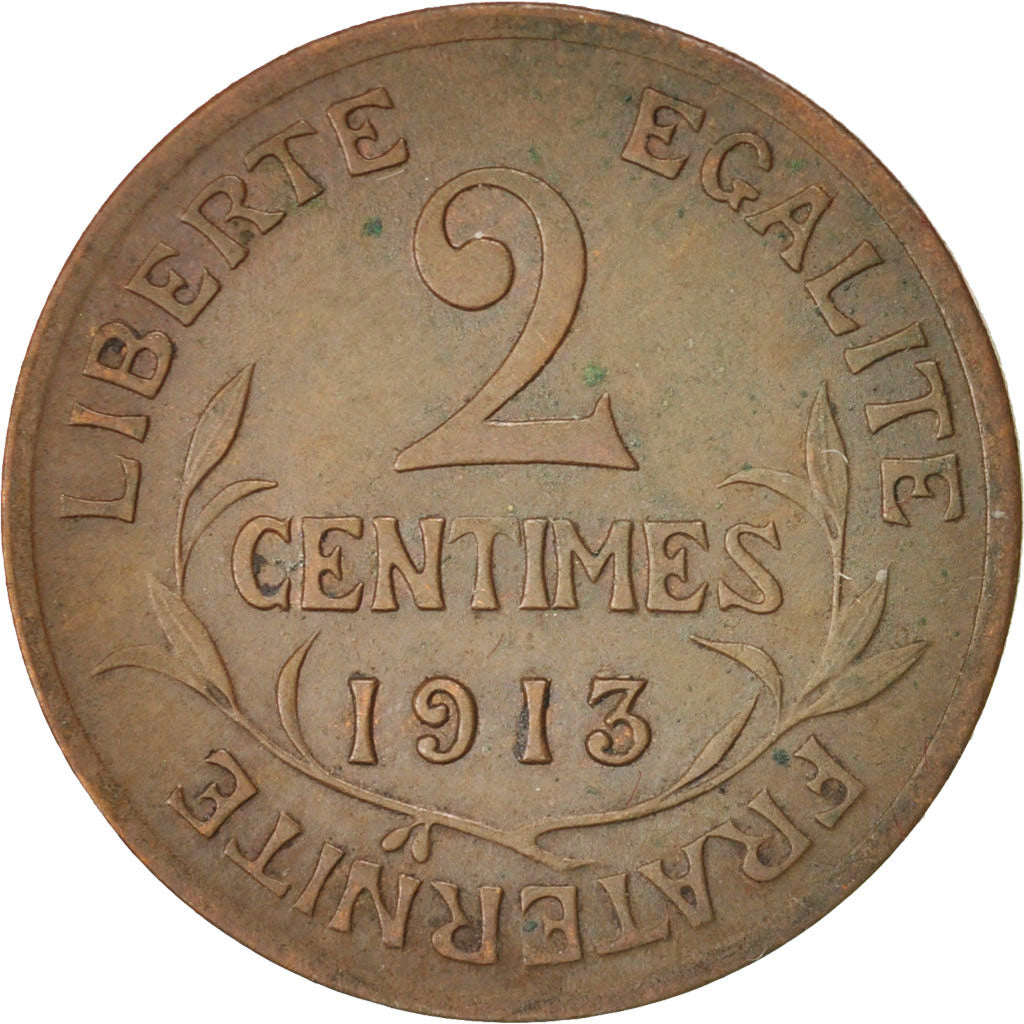 Monnaie, France, Dupuis, 2 Centimes, 1913, Paris, TTB, Bronze, KM:841