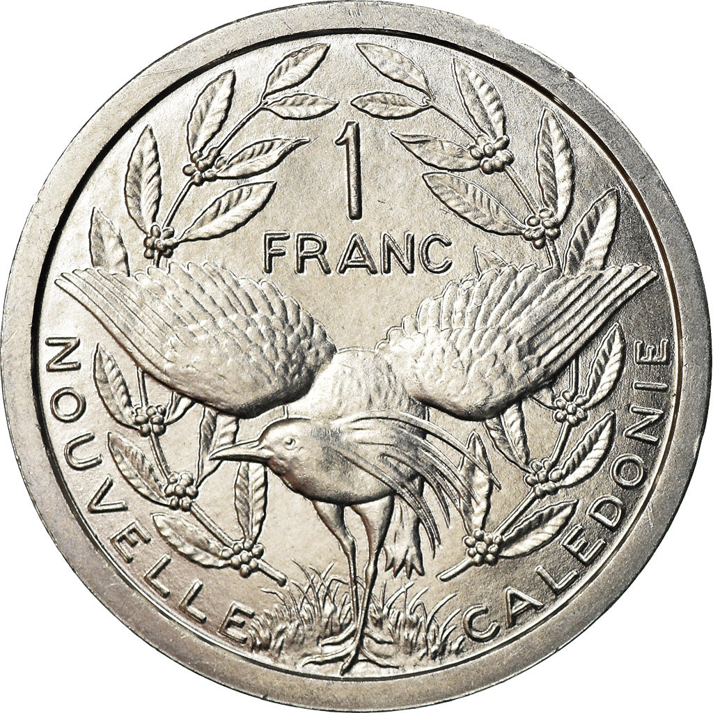 Coin, New Caledonia, Franc, 1982, Paris, MS(63), Aluminum, KM:10