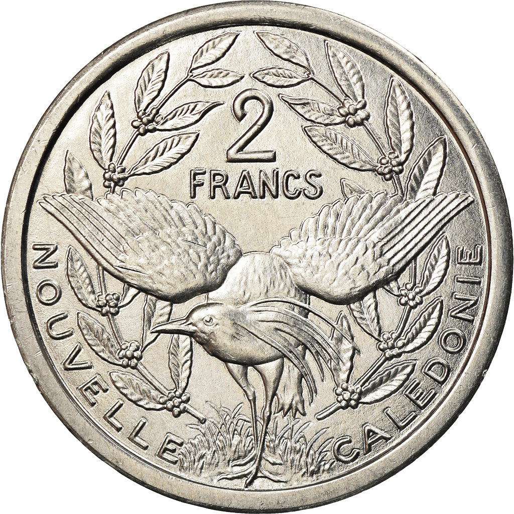 Coin, New Caledonia, 2 Francs, 1982, Paris, MS(63), Aluminum, KM:14