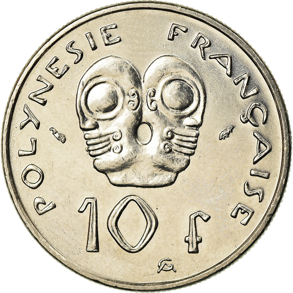 Coin, French Polynesia, 10 Francs, 1982, Paris, MS(63), Nickel, KM:8