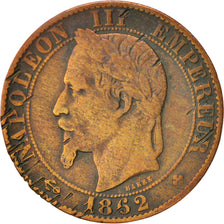 Monnaie, France, Napoleon III, Napoléon III, 5 Centimes, 1862, Strasbourg, TB