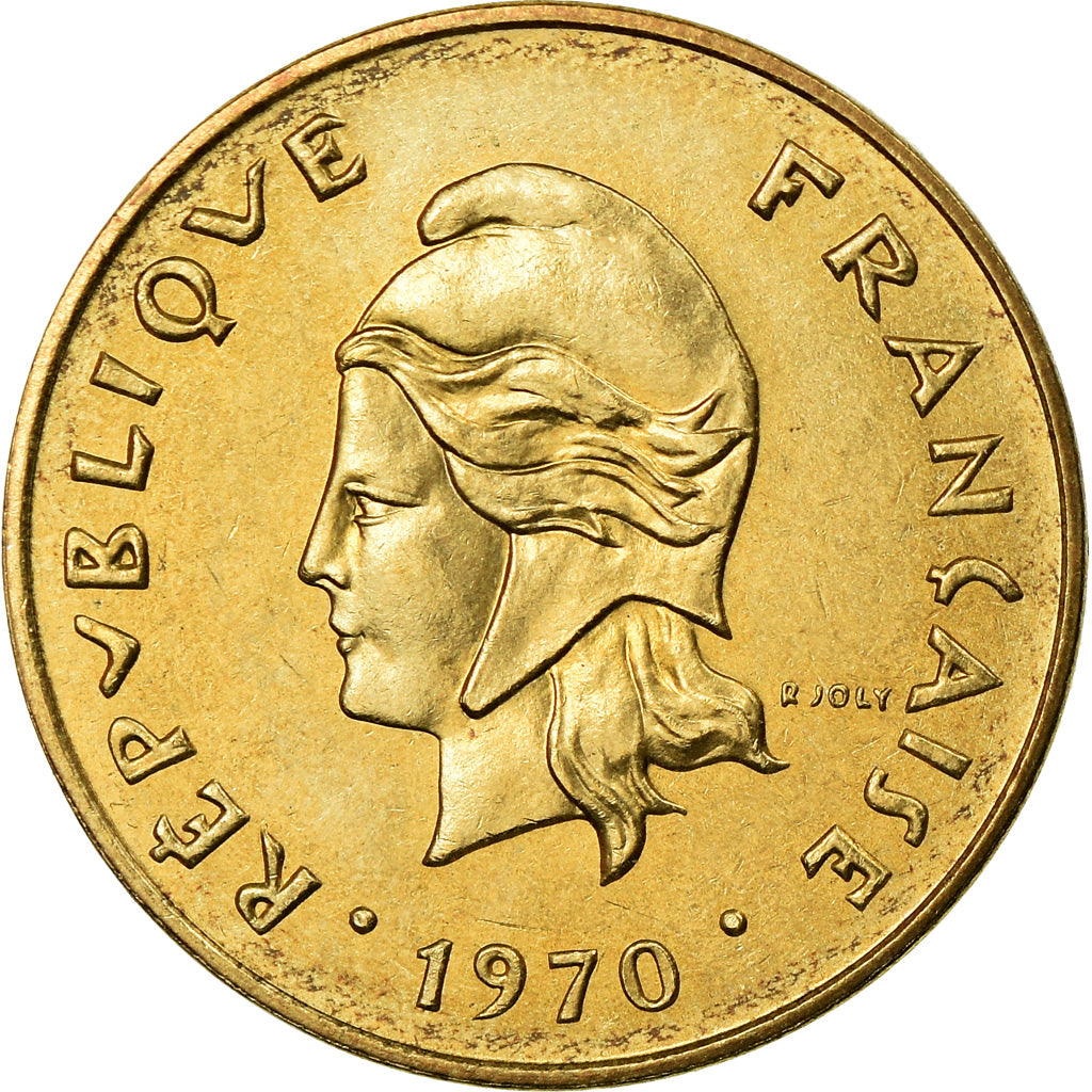 Moneta, Nuove Ebridi, 5 Francs, 1970, Paris, SPL, Nichel-ottone, KM:6.1