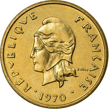 Coin, New Hebrides, 2 Francs, 1970, Paris, MS(63), Nickel-brass, KM:5.1