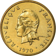 Coin, New Hebrides, 2 Francs, 1970, Paris, MS(63), Nickel-brass, KM:5.1