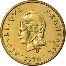 Coin, New Hebrides, 2 Francs, 1970, Paris, MS(63), Nickel-brass, KM:5.1
