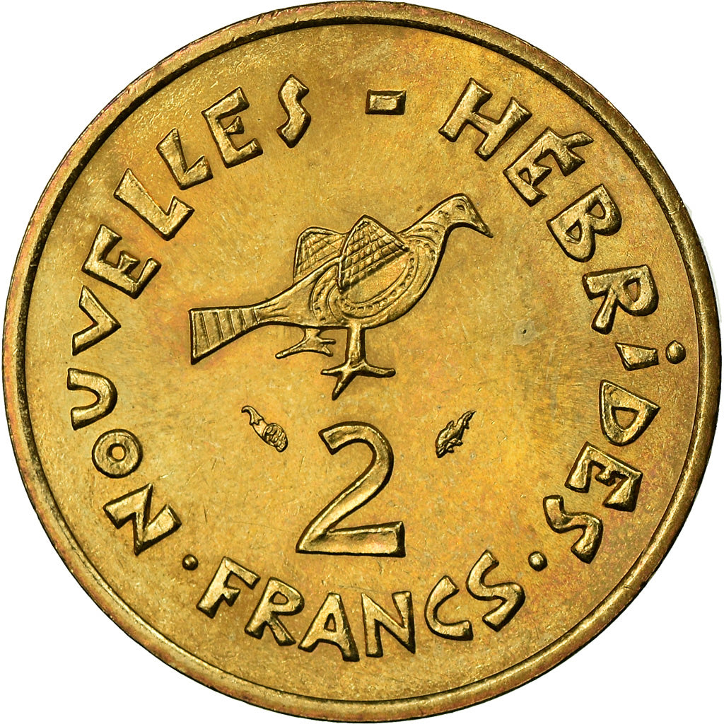 Monnaie, New Hebrides, 2 Francs, 1979, Paris, SUP, Nickel-brass, KM:5.2