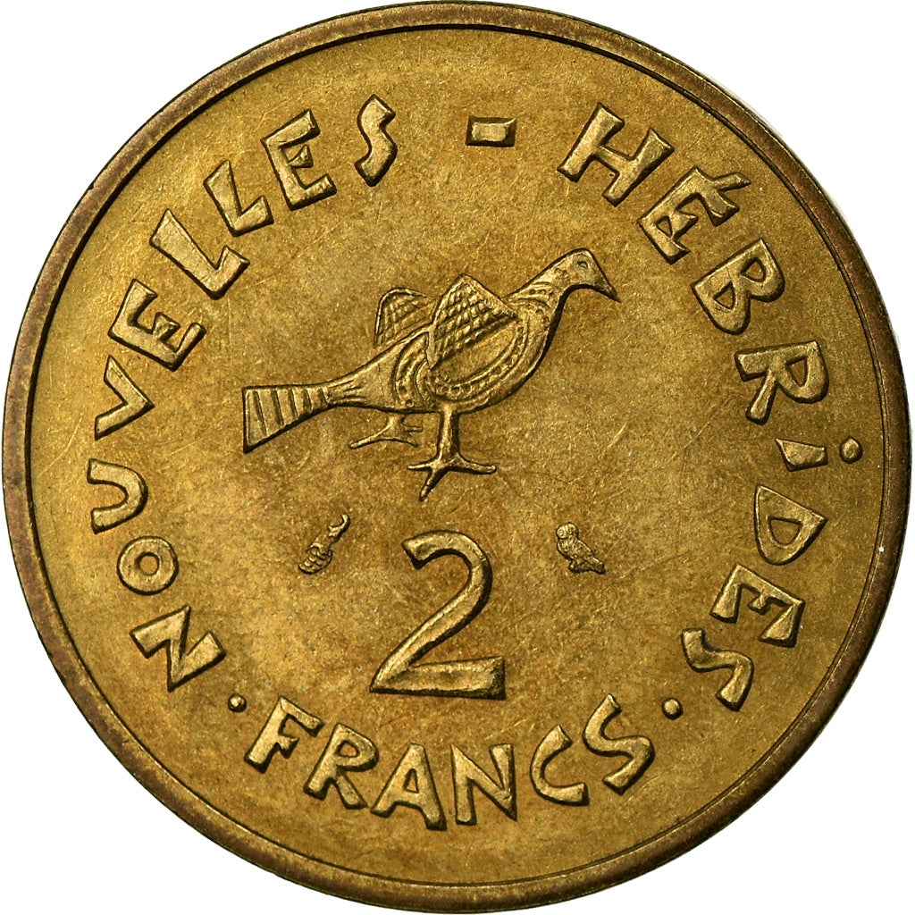 Monnaie, New Hebrides, 2 Francs, 1973, Paris, TTB+, Nickel-brass, KM:5.2