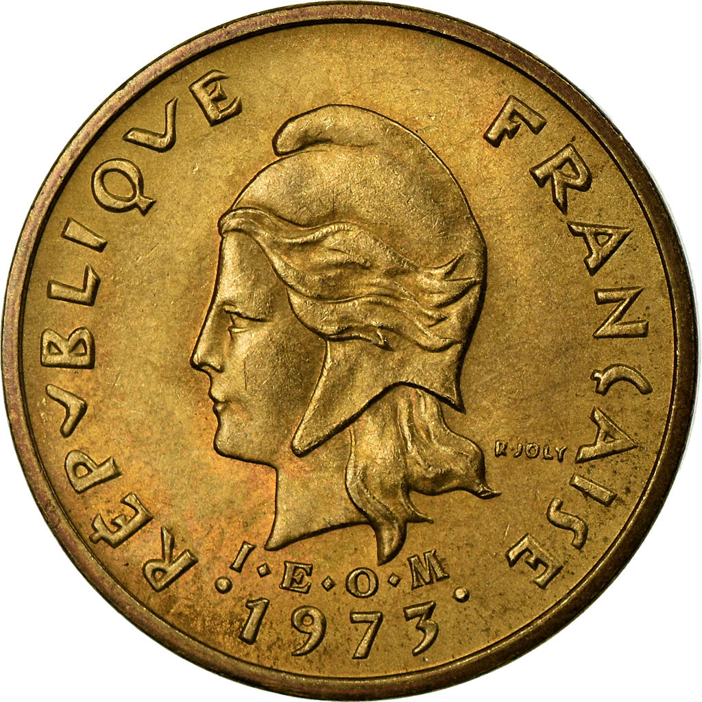Monnaie, New Hebrides, 2 Francs, 1973, Paris, TTB+, Nickel-brass, KM:5.2