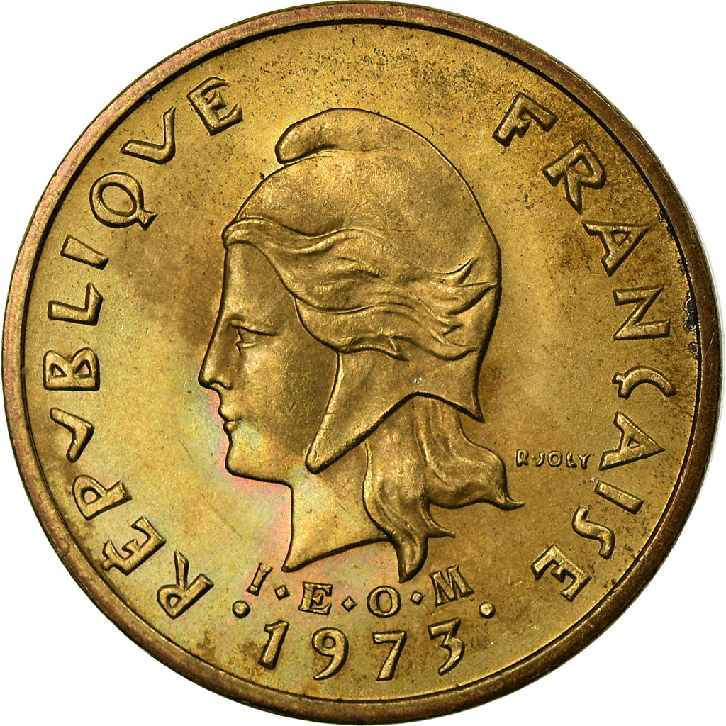 Monnaie, New Hebrides, 2 Francs, 1973, Paris, TTB+, Nickel-brass, KM:5.2