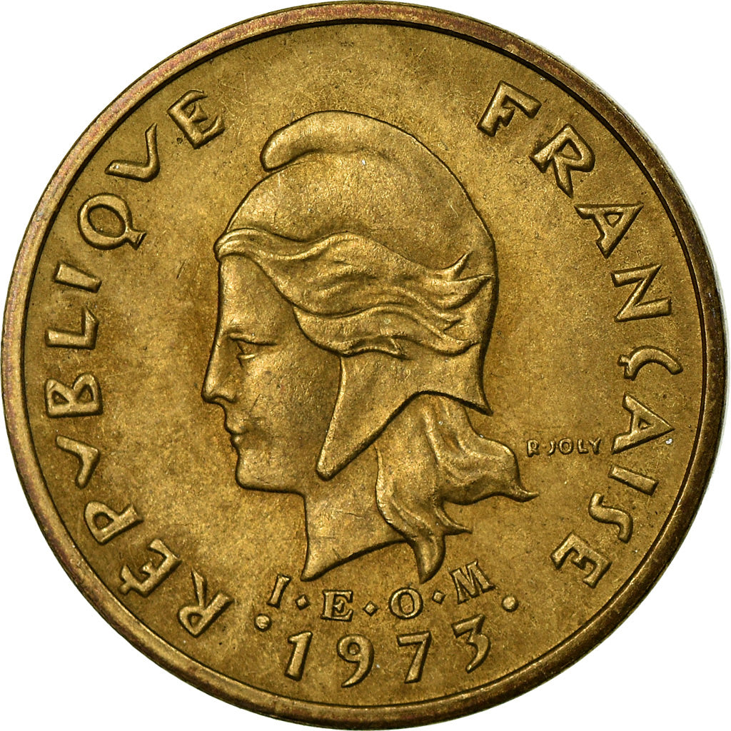 Münze, New Hebrides, 2 Francs, 1973, Paris, SS+, Nickel-brass, KM:5.2