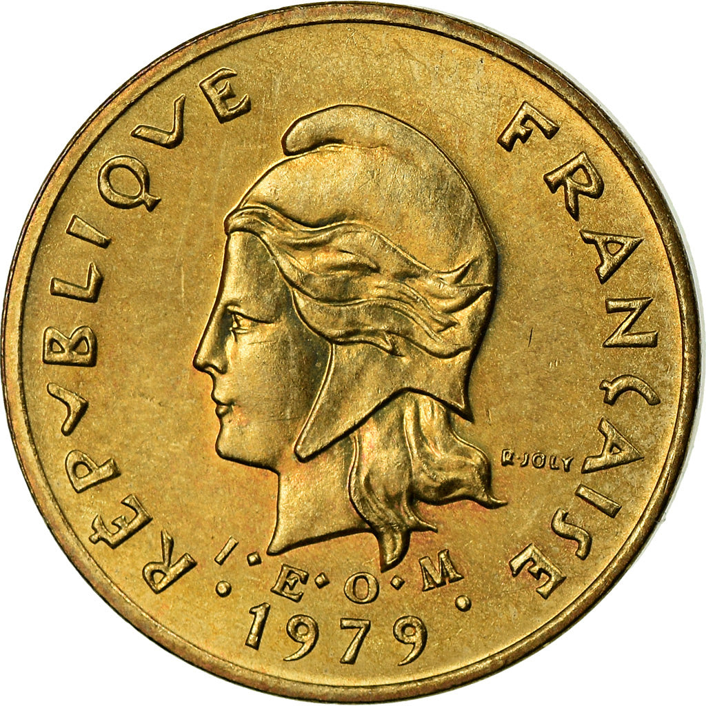 Coin, New Hebrides, Franc, 1979, Paris, MS(63), Nickel-brass, KM:4.2