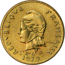 Coin, New Hebrides, Franc, 1979, Paris, MS(63), Nickel-brass, KM:4.2