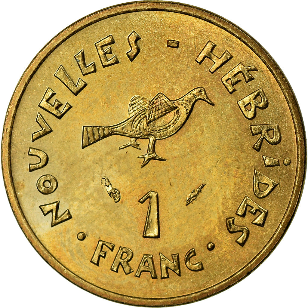 Coin, New Hebrides, Franc, 1979, Paris, MS(63), Nickel-brass, KM:4.2