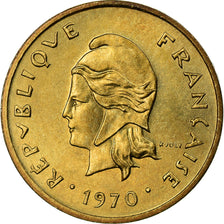 Coin, New Hebrides, Franc, 1970, Paris, MS(63), Nickel-brass, KM:4.1