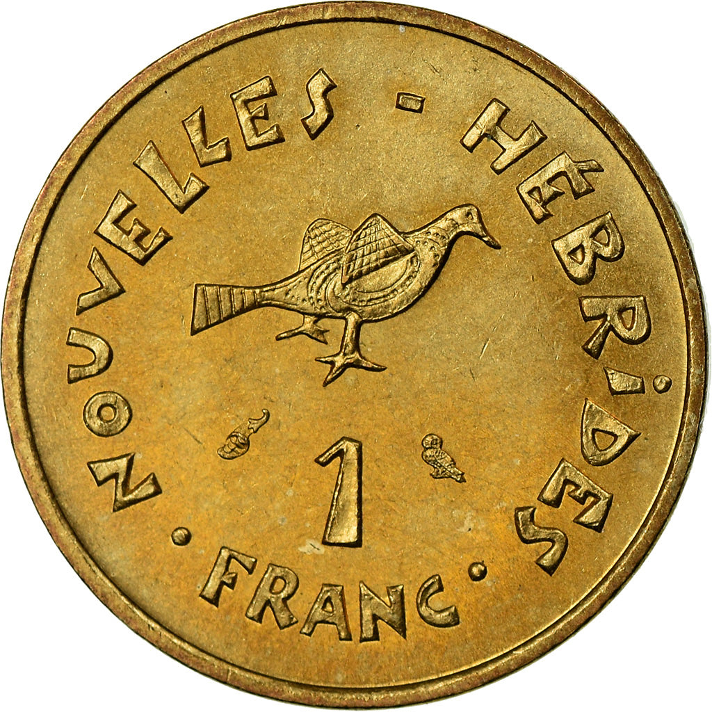 Coin, New Hebrides, Franc, 1970, Paris, MS(63), Nickel-brass, KM:4.1