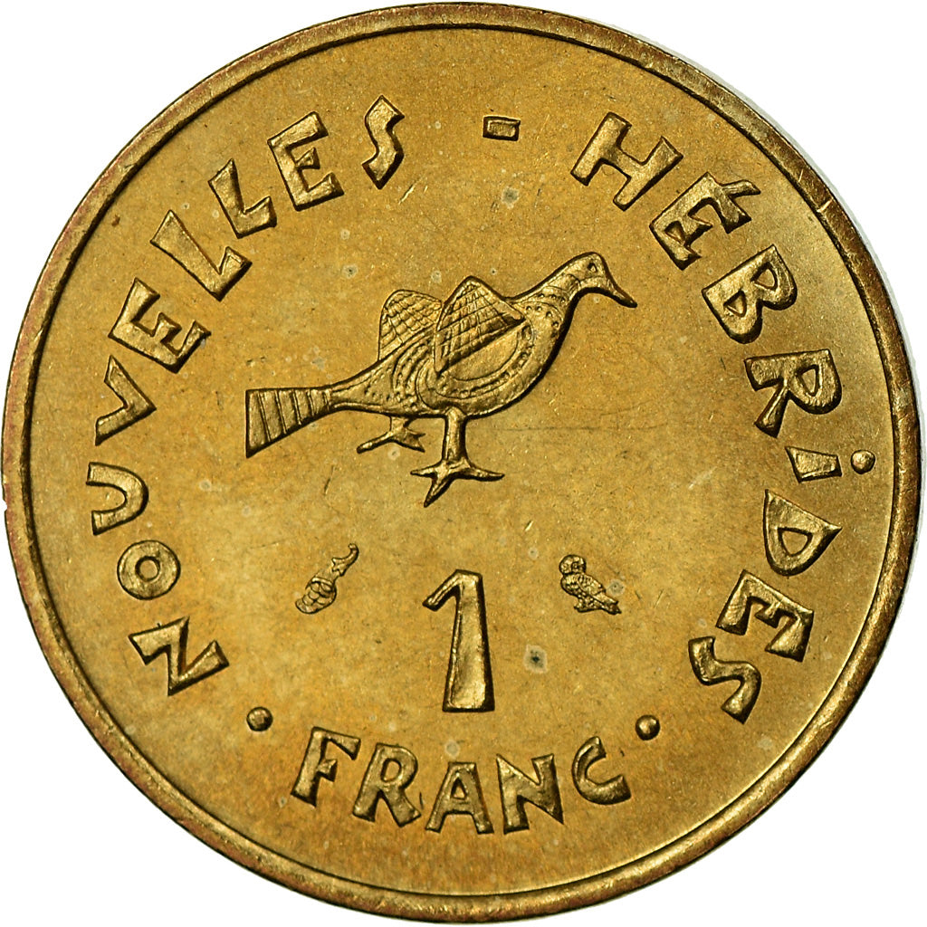 Coin, New Hebrides, Franc, 1970, Paris, MS(63), Nickel-brass, KM:4.1