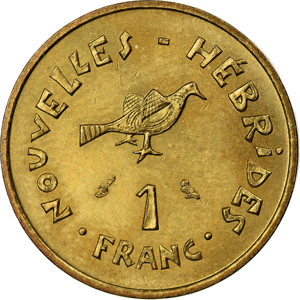Coin, New Hebrides, Franc, 1970, Paris, MS(63), Nickel-brass, KM:4.1