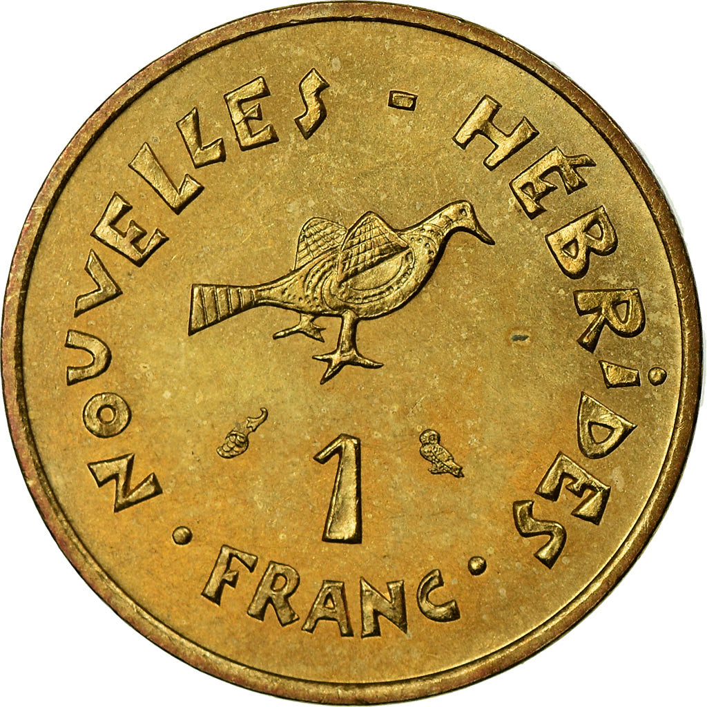 Coin, New Hebrides, Franc, 1970, Paris, MS(63), Nickel-brass, KM:4.1