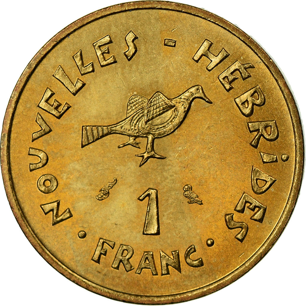 Moneda, Nuevas Hébridas, Franc, 1970, Paris, SC, Níquel - latón, KM:4.1