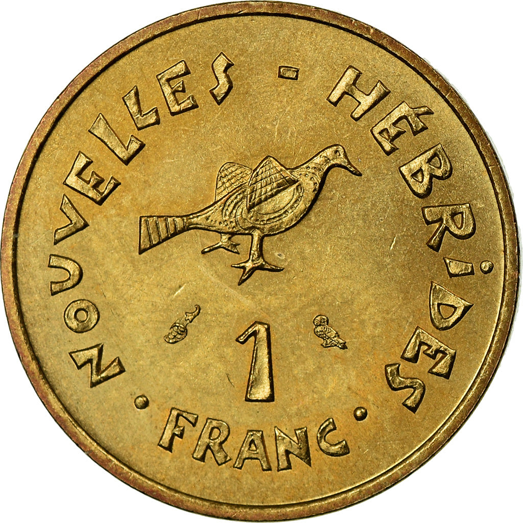 Coin, New Hebrides, Franc, 1970, Paris, MS(63), Nickel-brass, KM:4.1