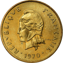 Moneta, Nuove Ebridi, Franc, 1970, Paris, SPL, Nichel-ottone, KM:4.1