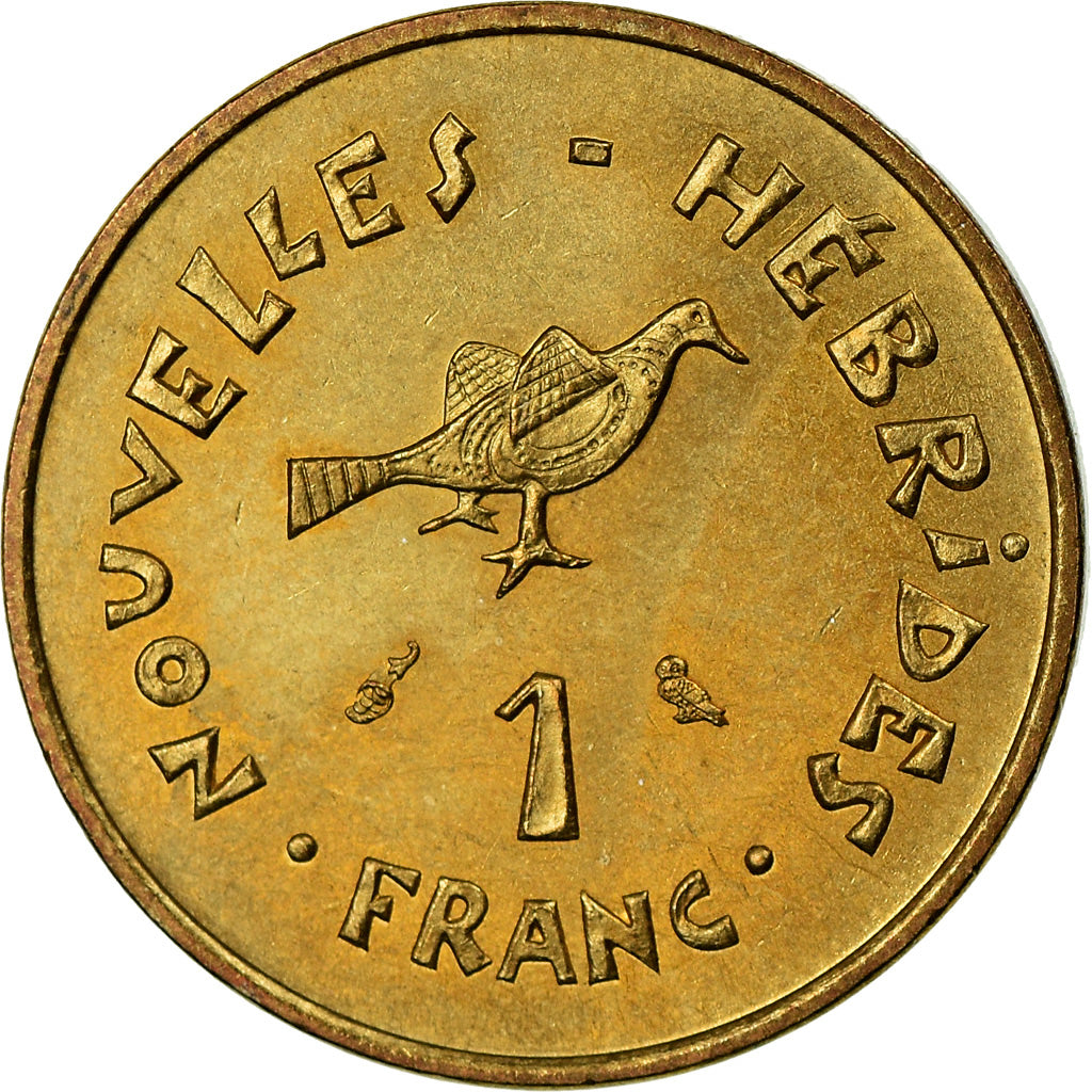 Coin, New Hebrides, Franc, 1970, Paris, MS(63), Nickel-brass, KM:4.1