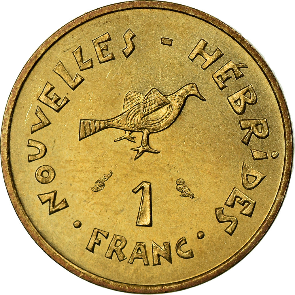 Coin, New Hebrides, Franc, 1970, Paris, MS(63), Nickel-brass, KM:4.1