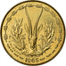 Moneda, Estados del África Occidental, 5 Francs, 1965, Paris, SC, Aluminio -