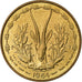 Coin, West African States, 10 Francs, 1964, Paris, AU(55-58), Aluminum-Bronze