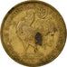 Coin, French Equatorial Africa, Franc, 1942, Pretoria, VF(20-25), Brass, KM:2