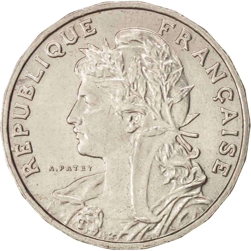 Coin, France, Patey, 25 Centimes, 1904, AU(50-53), Nickel, KM:856, Gadoury:364