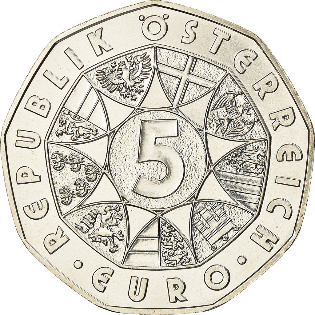 Österreich, 5 Euro, 2010, UNZ, Silber, KM:3193