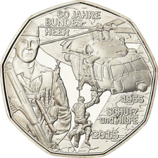 Austria, 5 Euro, 2015, MS(63), Silver