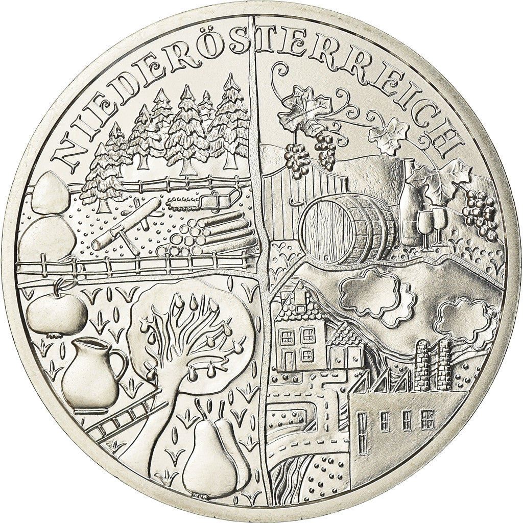 Áustria, 10 Euro, 2013, MS(63), Prata, KM:3221a