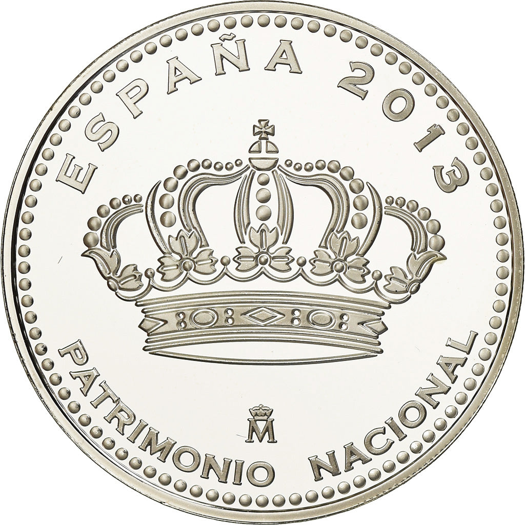 Spain, 5 Euro, Palacio Almudaina, 2013, MS(63), Silver