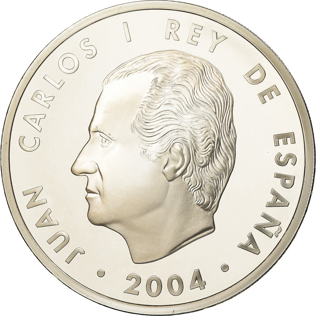Spanien, 10 Euro, 2004, UNZ, Silber, KM:1099