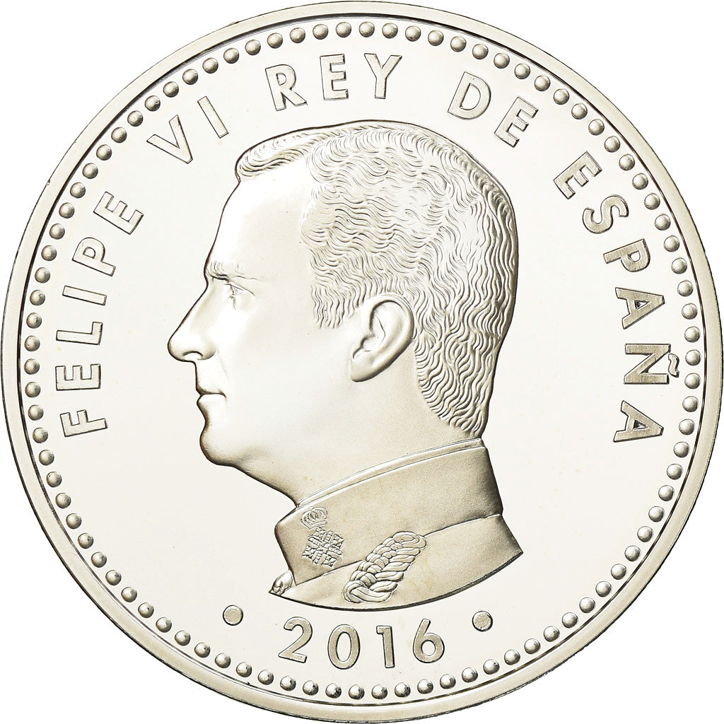 Espagne, 10 Euro, 300 ans de la Poste, 2016, SPL, Argent