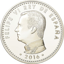 Espagne, 10 Euro, 300 ans de la Poste, 2016, SPL, Argent